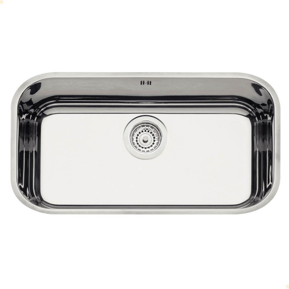 Cuba Tramontina Lavínia 56 BL Prime em Aço Inox Alto Brilho 56x34 cm com Válvula e Escape 94024203