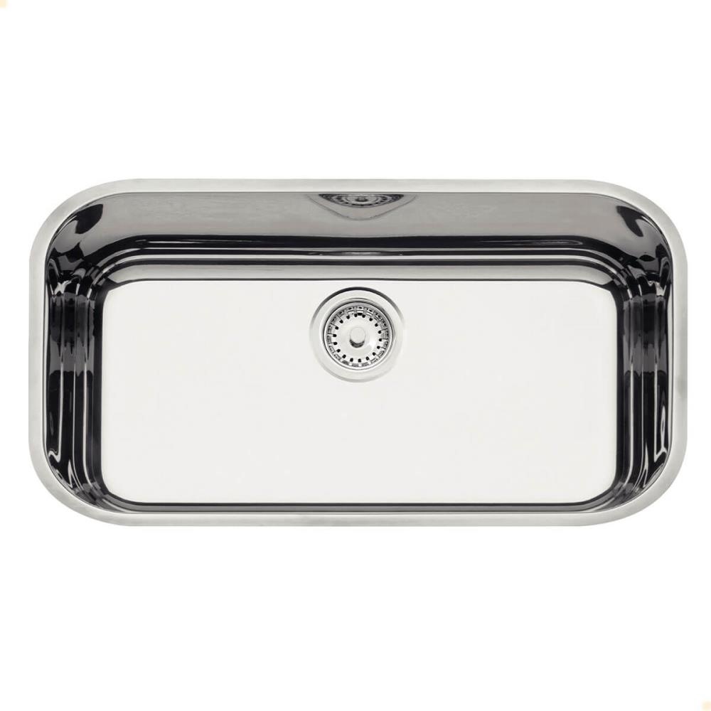 Cuba Tramontina Lavínia 56 BL Prime em Aço Inox Alto Brilho 56x34 cm com Válvula 94024207