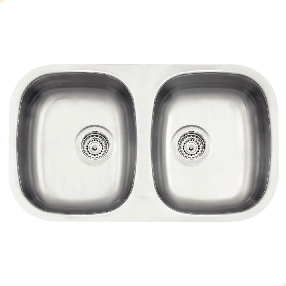 Cuba Dupla Tramontina Isis 2C 34 BL Prime Inox Acetinado 72x40 cm com Escape e Válvula 94030103