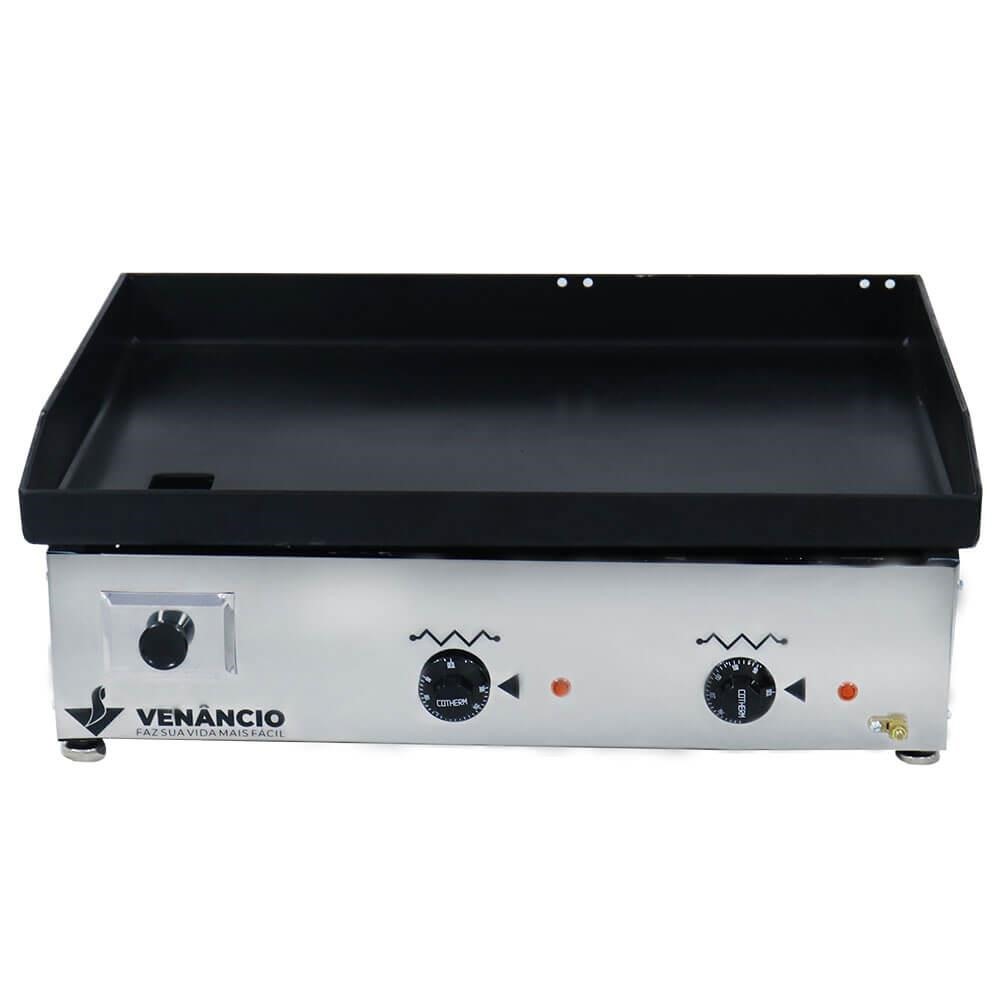Chapa Bifeteira Elétrica Venancio Inox Modelo 650 220V CE65 14261