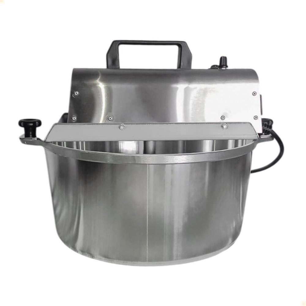Panela Misturadora Mexedora Em Alumínio Diamantado Delta Grill 10 Litros Bivolt 1068