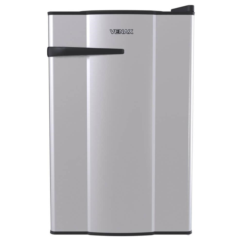 Refrigerador Frigobar Venax Com 2 Prateleiras Fixas 82 L NGV 10 Inox 127V 7163