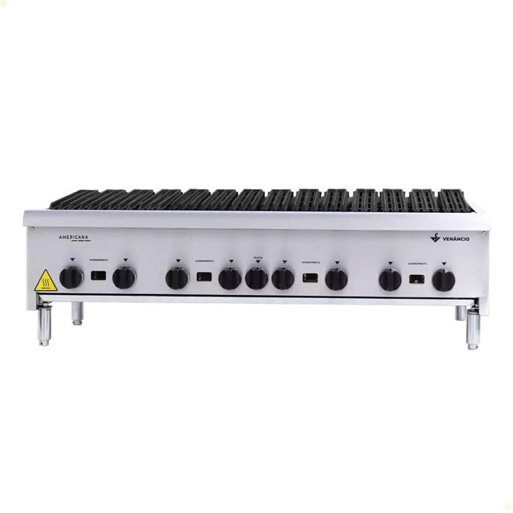 Chapa Grill Americana Charbroiler Venâncio A Gás GLP CGG120 14188