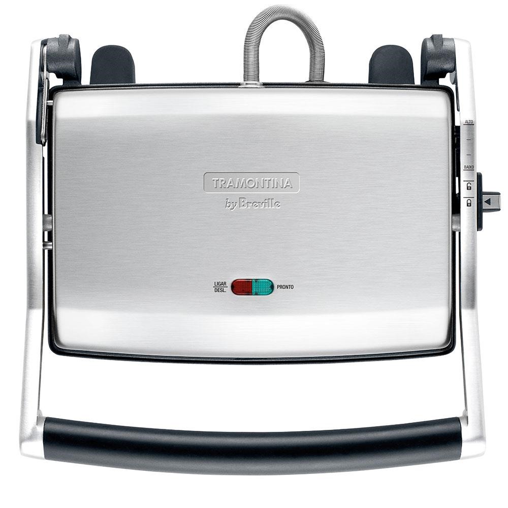 Sanduicheira Tramontina by Breville Express em Aço Inox Fosco com Chapa Flutuante 127V 69054011