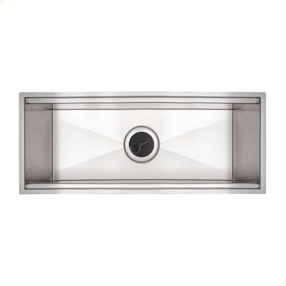 Canal Organizador para Sobrepor Tramontina Aço Inox com Acabamento Scotch Brite 45x18 cm 94534000