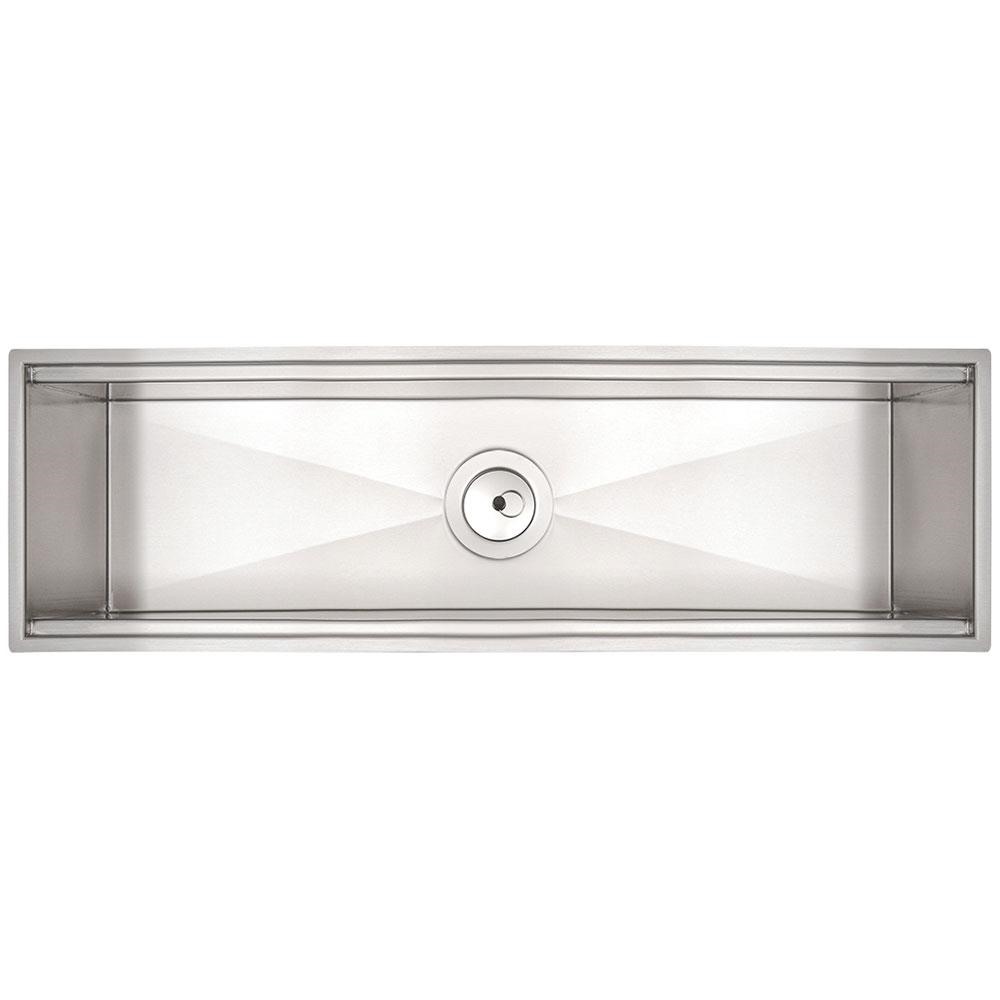 Canal Organizador para Sobrepor Tramontina Aço Inox com Acabamento Scotch Brite 60x18 cm 94534001