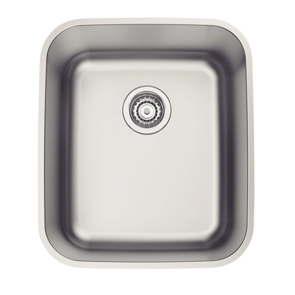 Cuba de Embutir Tramontina Dora 34 BL R6 em Aço Inox Acetinado com Válvula 34x40 cm 94017122