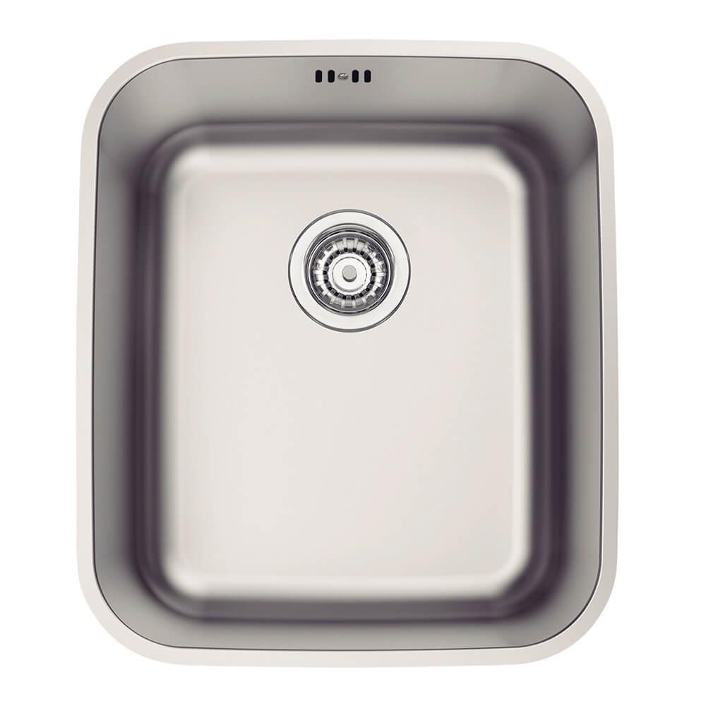 Cuba de Embutir Tramontina Dora 34 BL R6 em Aço Inox Acetinado com Válvula e escape 34x40cm 94017123