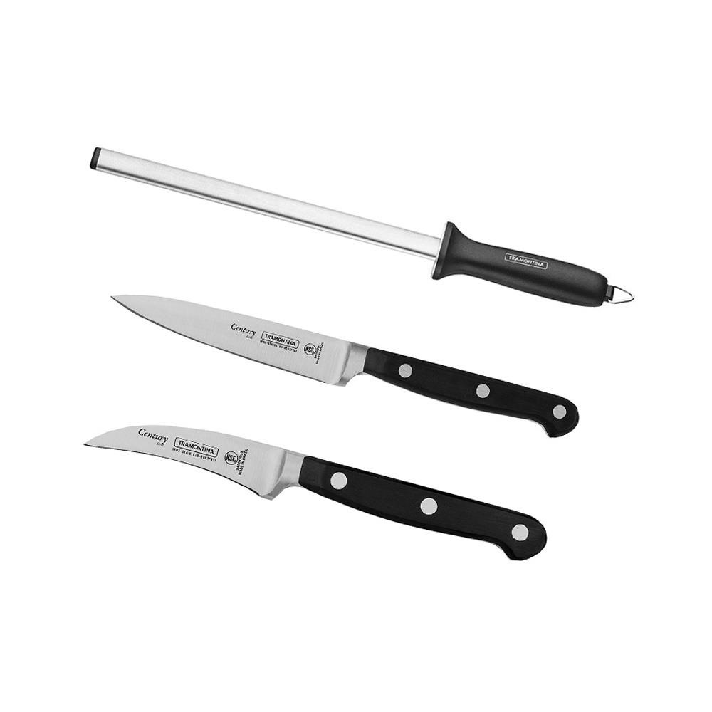 Facas Tramontina  Century para Cozinha 24032010-24001103-24010104