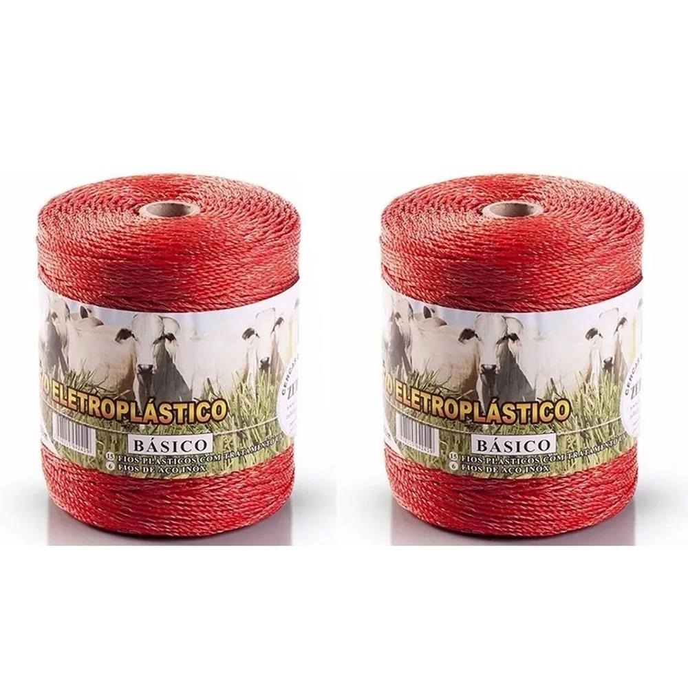 Fio Eletroplastico Zebu Laranja 500M X2 1000M 21377X2