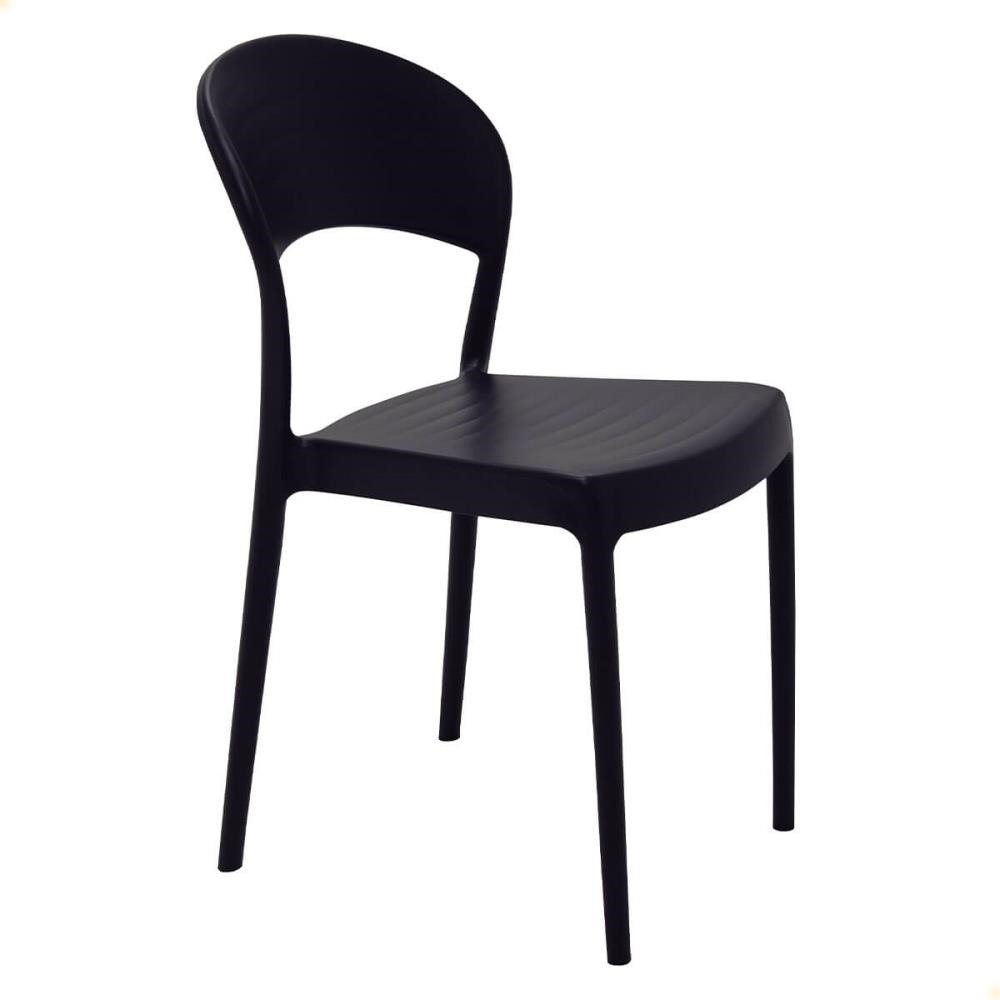 Cadeira Tramontina Summa Sissi Summa em Polipropileno e Fibra de Vidro Preto ECO 92046409