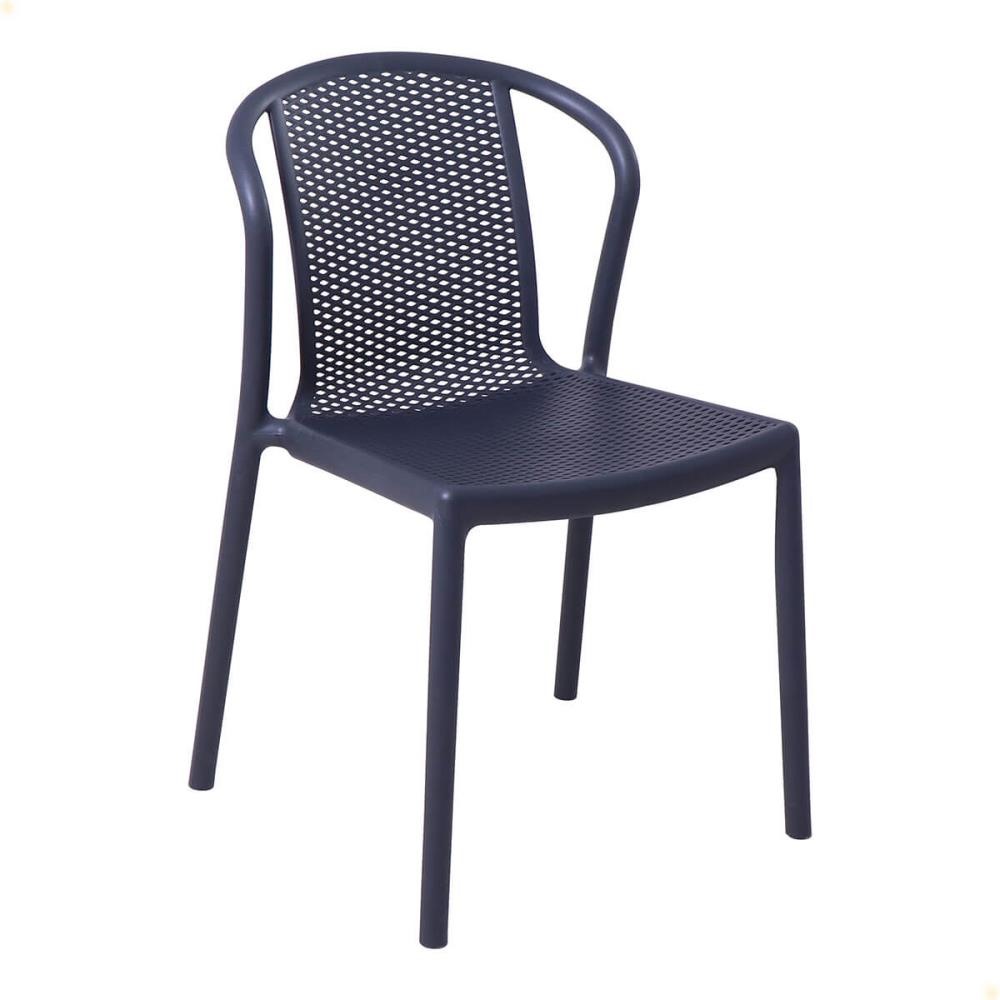 Cadeira Tramontina Summa Louise em Polipropileno e Fibra de Vidro Cor Grafite 92085007