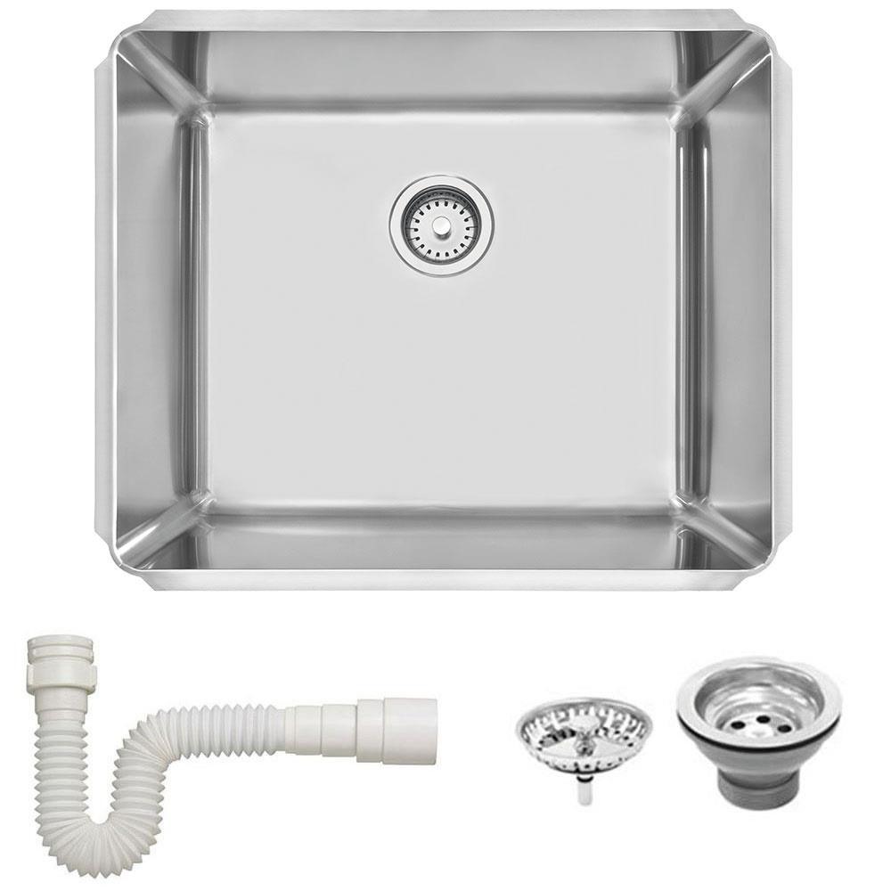 Cuba Profissional Tramontina Dritta Pro Inox Acabamento Scotch Brite 60x50cm Válvula Sifão 94094102