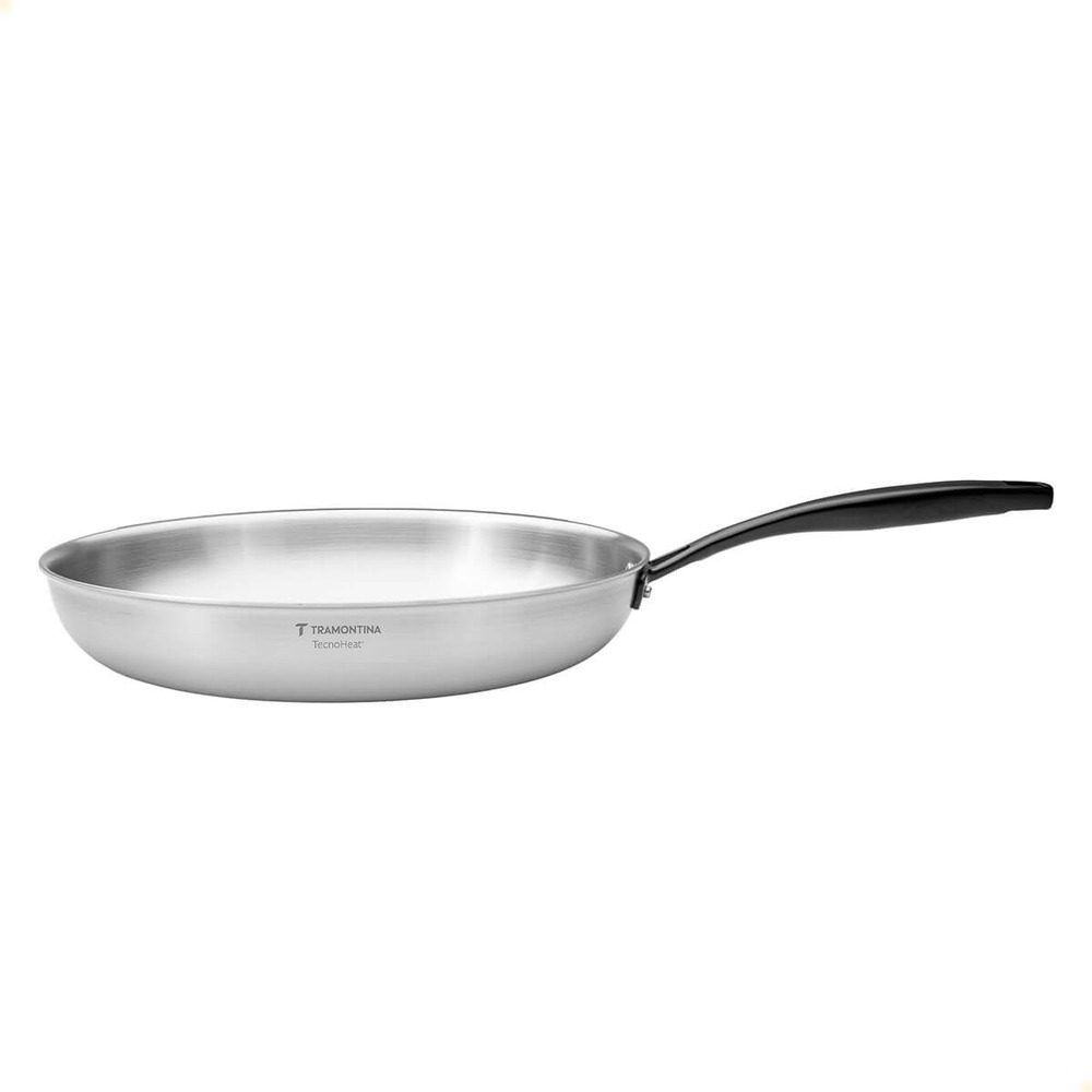 Frigideira Tramontina Grano Black Em Inox Com Corpo Triplo 30 cm 3,4 L 62595300