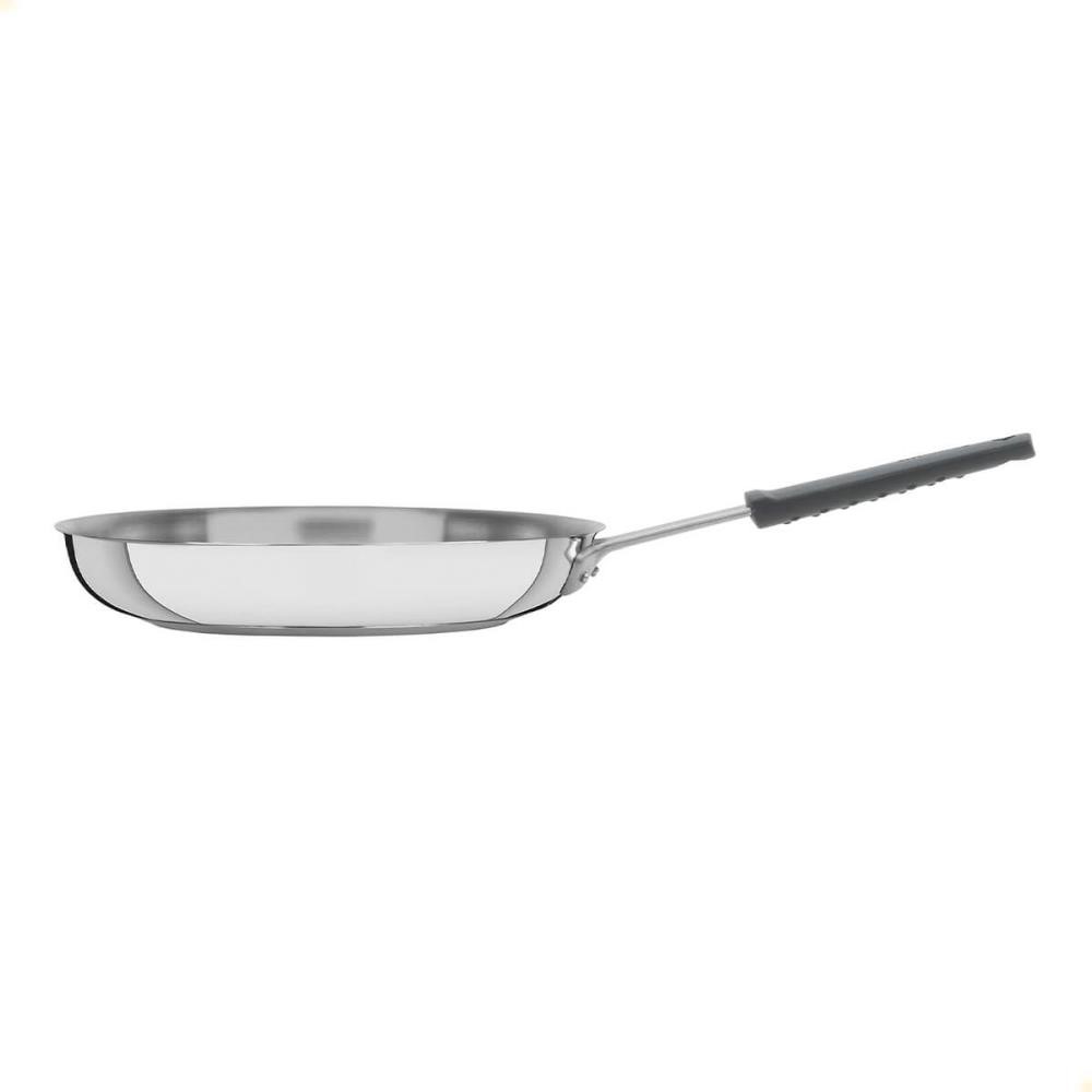 Frigideira Tramontina Professional Em Inox Fundo Triplo e Cabo Com Luva De Silicone 30 cm 62333300