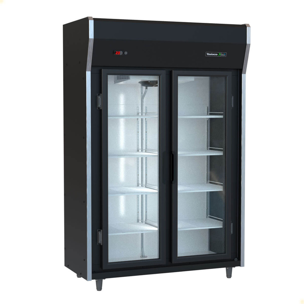 Refrigerador Vertical Venâncio De 2 Portas Preto 220V VREV20 38674