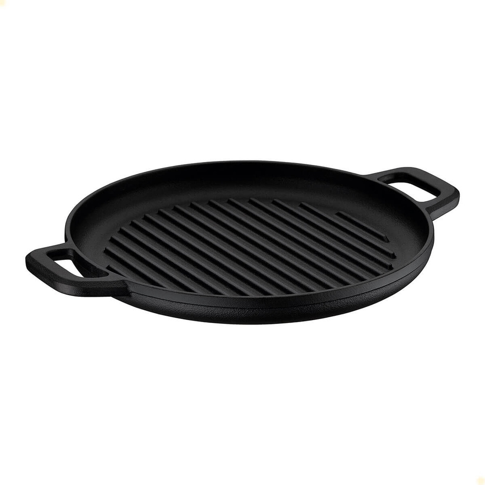 Chapa Redonda Tramontina Em Ferro Fundido Com Acabamento Pre-Seasoned 27 cm 1,3 L 28763027