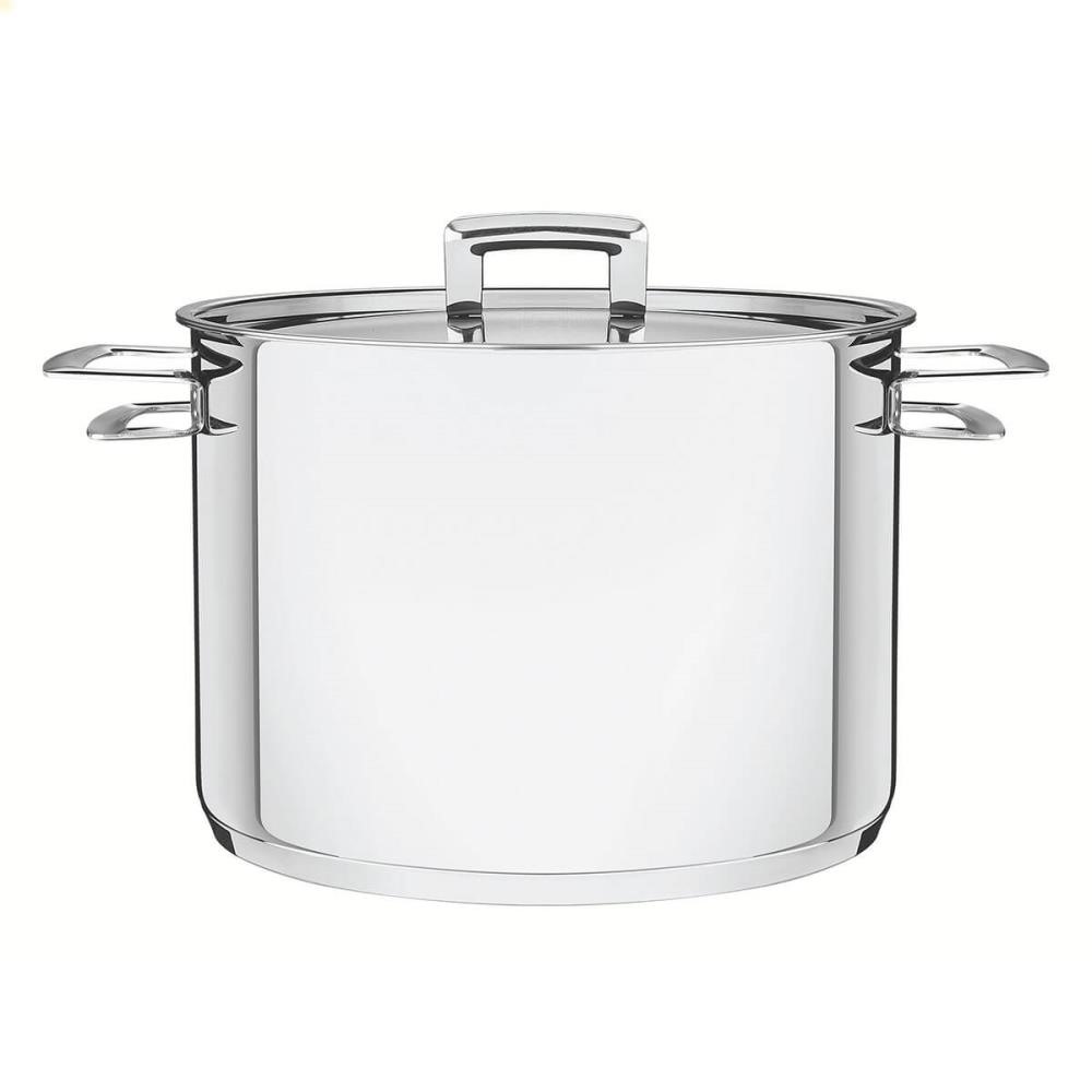 Caldeirão Tramontina Brava Aço Inox Fundo Triplo Tampa Plana 24 cm 7,7 L 62405240