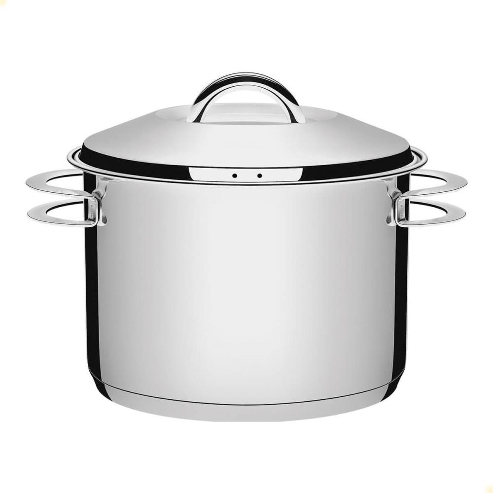 Caldeirão Tramontina Solar em Aço Inox Fundo Triplo com Tampa e Alças 24 cm 7,8 L 62505240