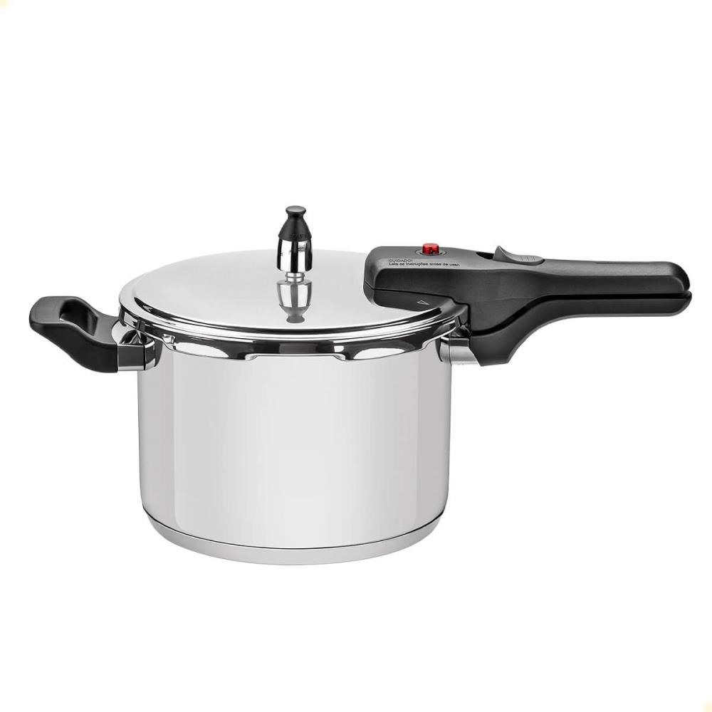 Panela de Pressão Tramontina Brava em Aço Inox com Fundo Triplo 20 cm 4,5 L 62416200