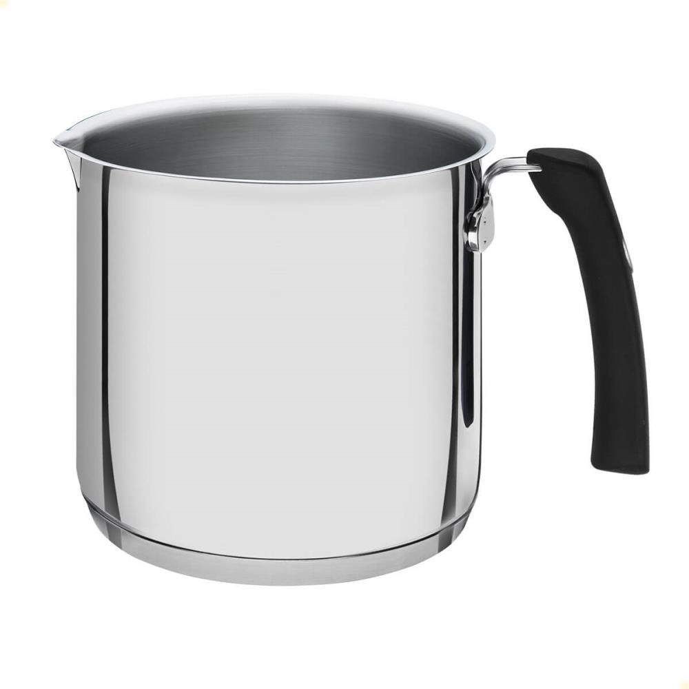 Fervedor Tramontina Solar Silicone em Aço Inox Fundo Triplo com Cabo de Silicone 14 cm 2,0 L 62492140