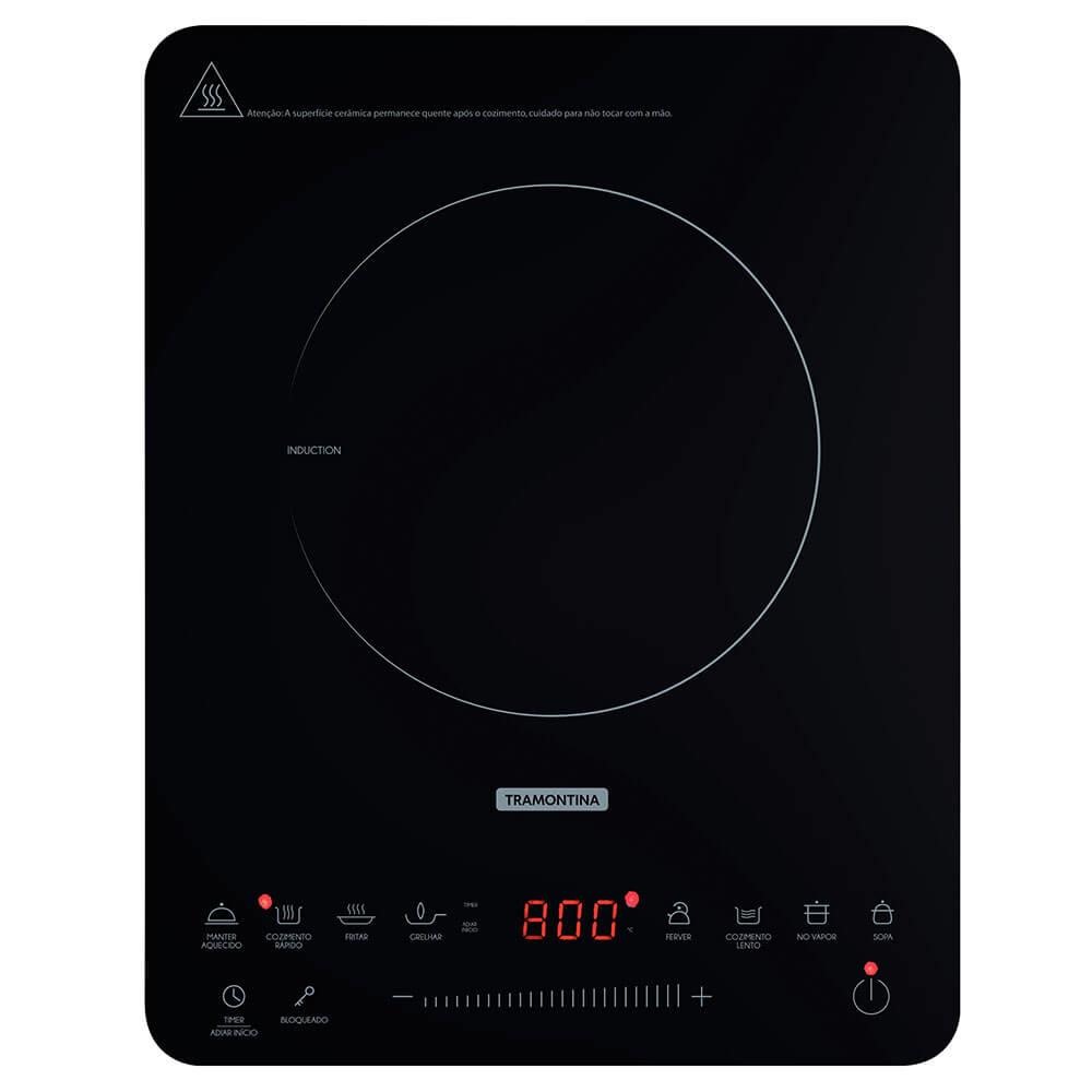 Cooktop Portátil por Indução Tramontina Slim Touch EI 30 Com Comando Touch 2 220V