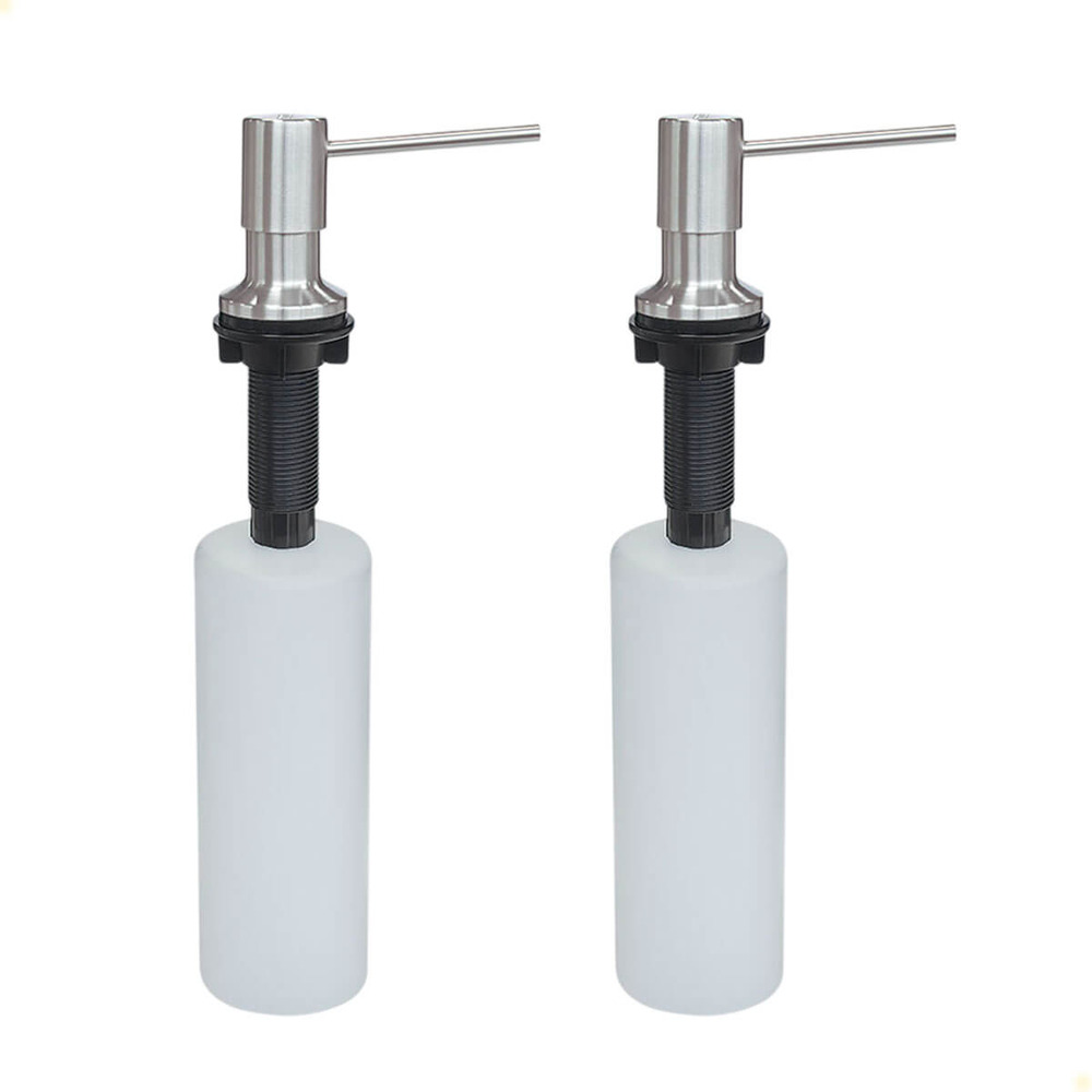 Kit 2 Dosadores de Sabão Tramontina 500 ml em Aço Inox com Recipiente Plástico 94517004