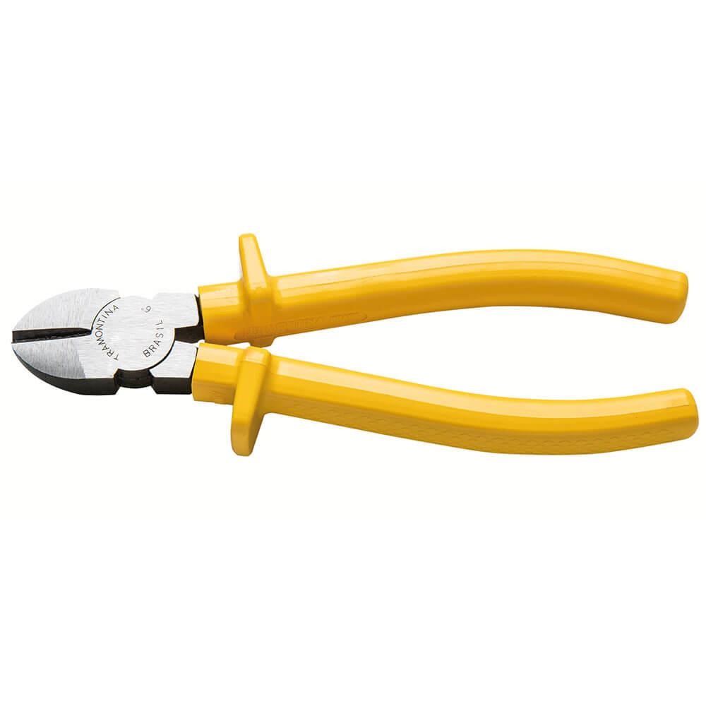 Alicate Tramontina Corte Diagonal 6" Isolado 1000 V Amarelo Forjado Em Aço Especial 41006106