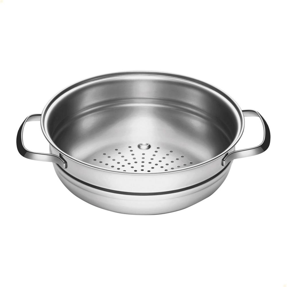 Cozi-vapore Tramontina Allegra em Aço Inox 20 cm 2,2 L 62660200