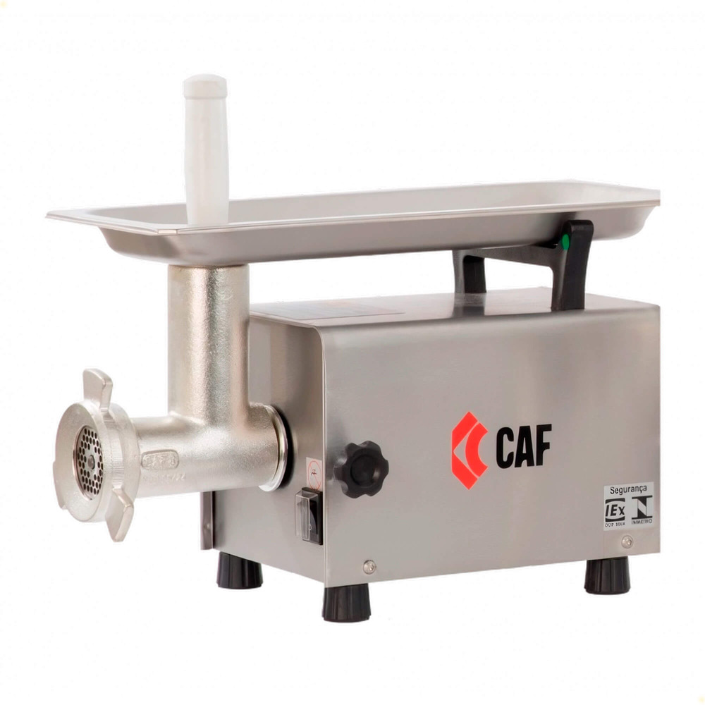 Moedor Picador Elétrico Comercial CAF Boca 8 Bivolt 60 HZ 1/3 CV P008221113