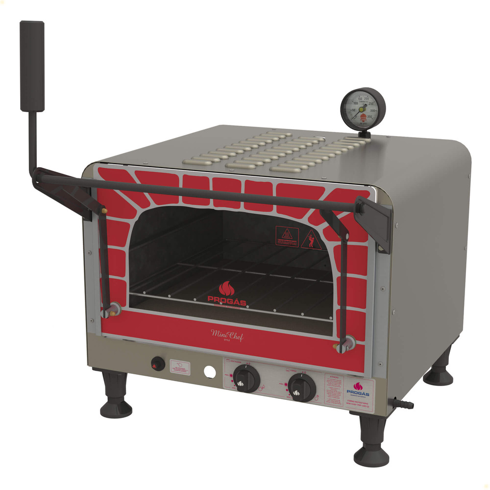Forno A Gás Refratário Progás Mini Chef de Bancada PRP-400G Style G2 P37864