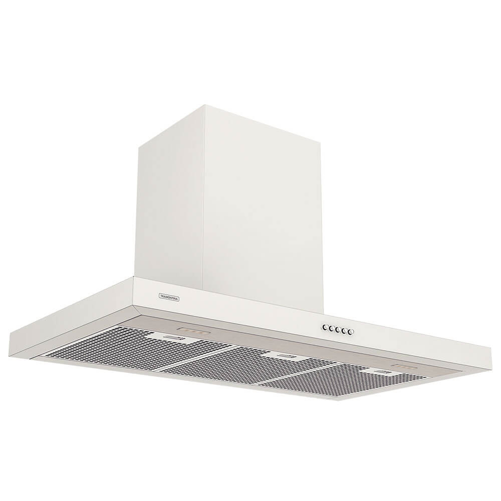 Coifa de Parede Tramontina 90cm Dritta White 90 Aço Inox com Pintura Automotiva Branca 220V 95800034