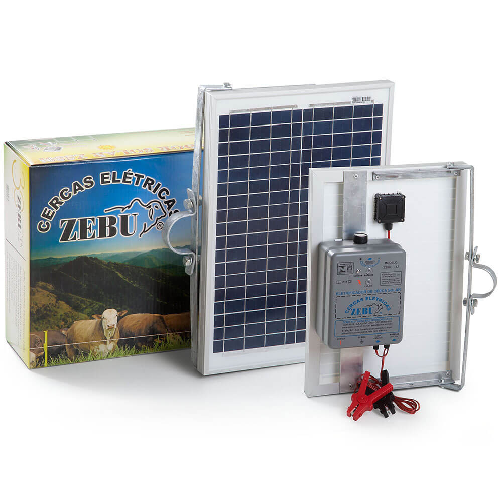 Kit Cerca Eletrica Solar Zebu ZS80I 13005