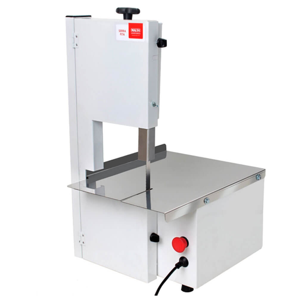 Serra Fita 1,54 mts Malta Branca Mesa Inox Motor 1/3 CV Bivolt 3101048