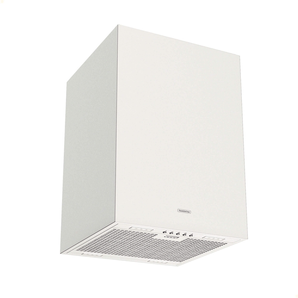 Coifa Ilha Tramontina Square Isla 40 Silent Aço Inox c/ Scotch Brite e Revest Acústico 220V 95800027