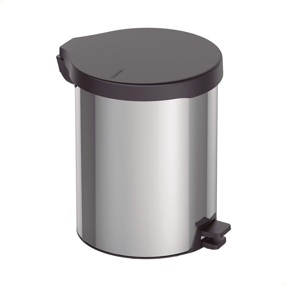 Lixeira com Pedal New Tramontina em aço inox com Acabamento Polido 12 L 94538712