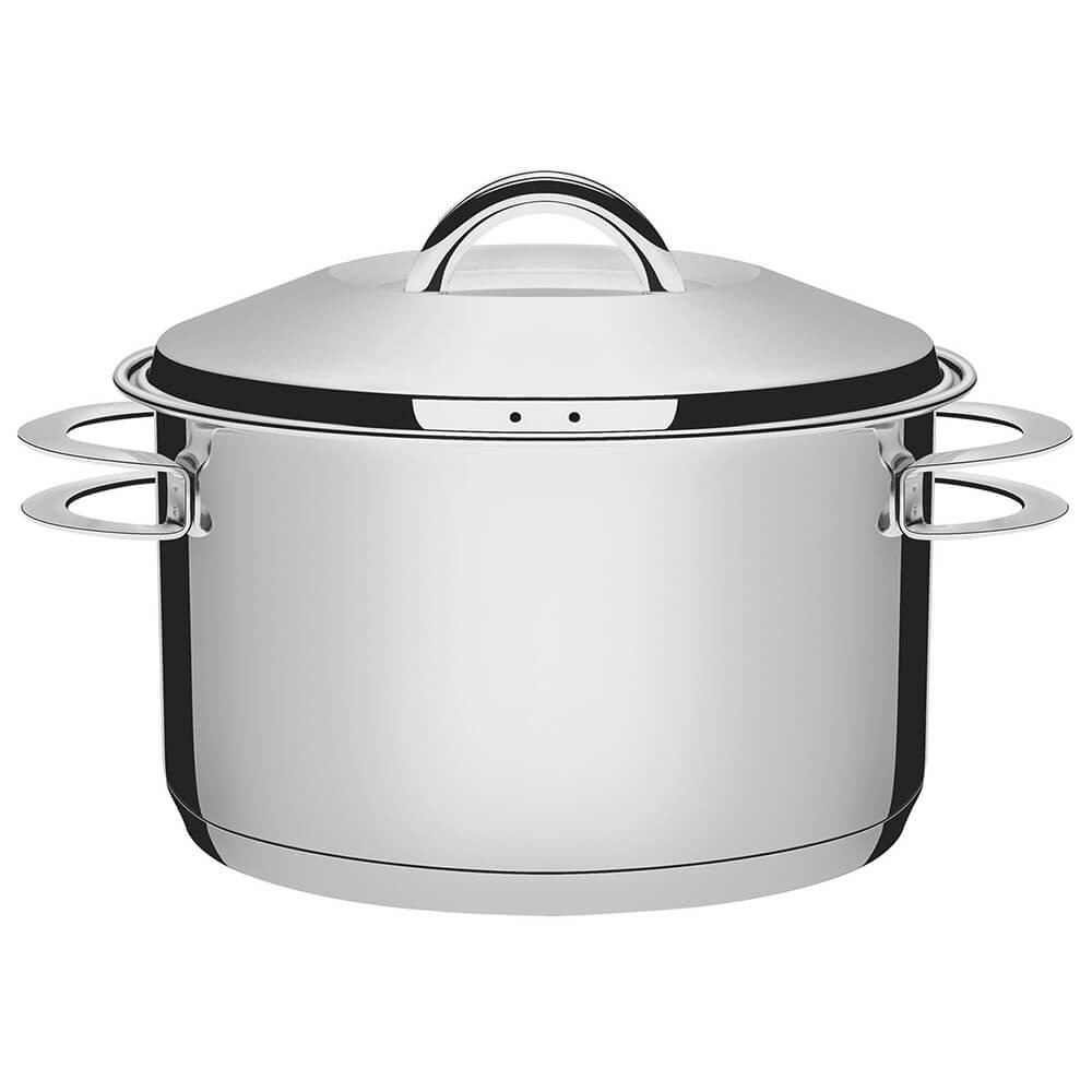 Caçarola Funda Tramontina Solar em Aço Inox Fundo Triplo com Tampa e Alças 16 cm 1,8 L 62504161