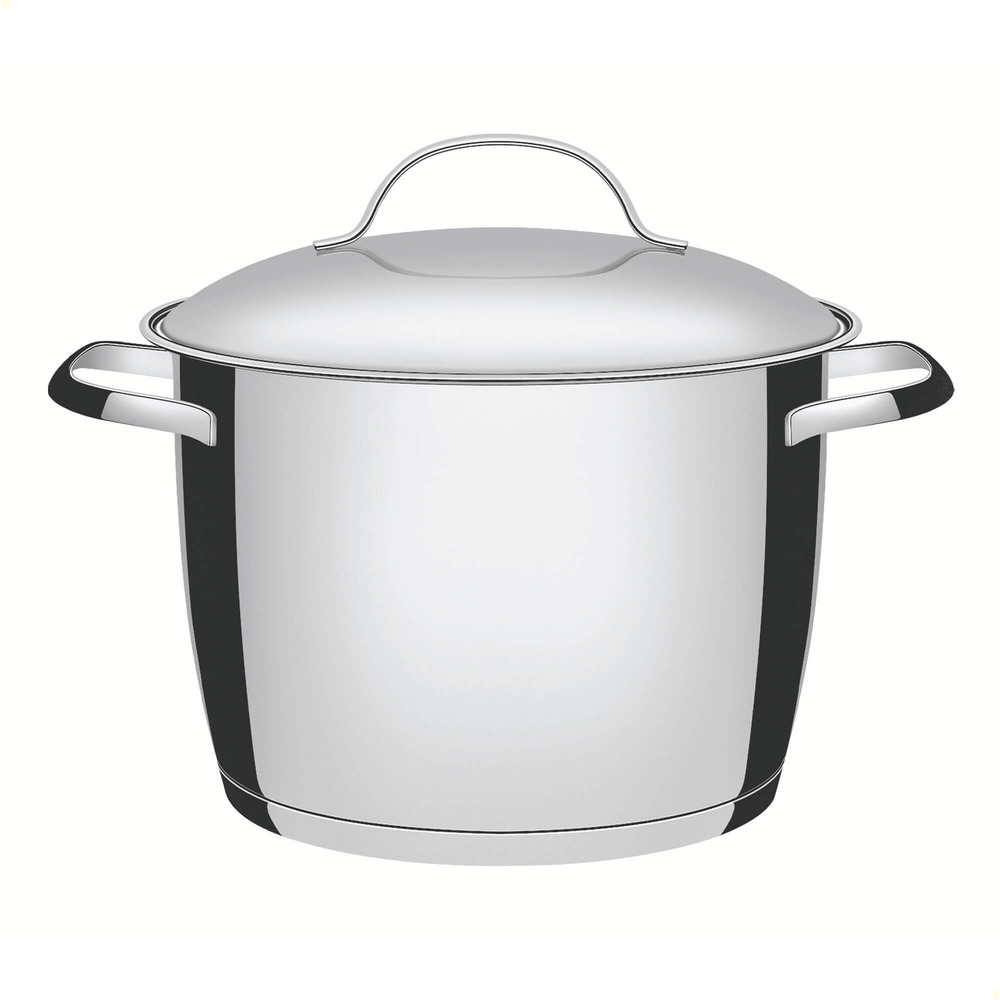 Caldeirão Tramontina Allegra em Aço Inox com Fundo Triplo 22 cm 5,5 L - 62655220