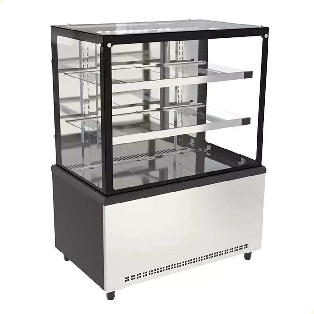 Balcão Vitrine Seca Venâncio Prime 424L Vidro Temperado Inox 100cm 220V PBV10