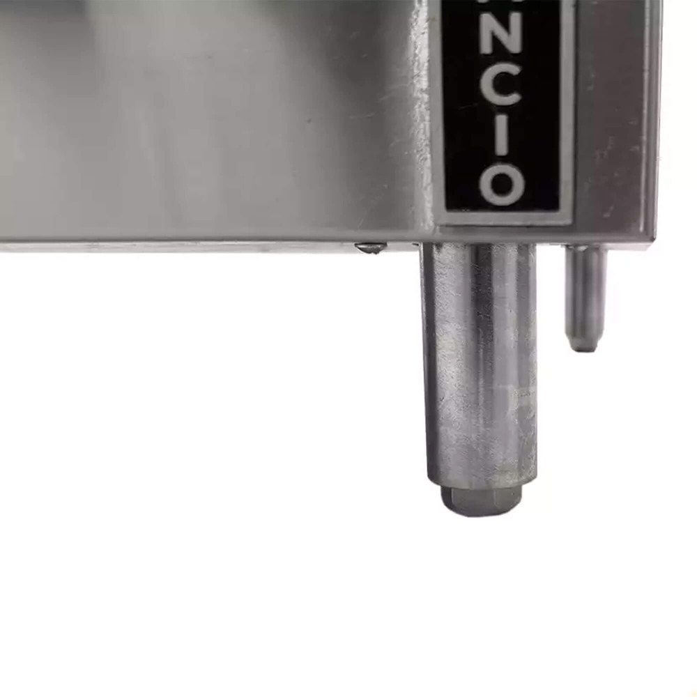 Chapa a Gás Industrial de Mesa Venâncio Inox Manual 90cm Prime 8mm