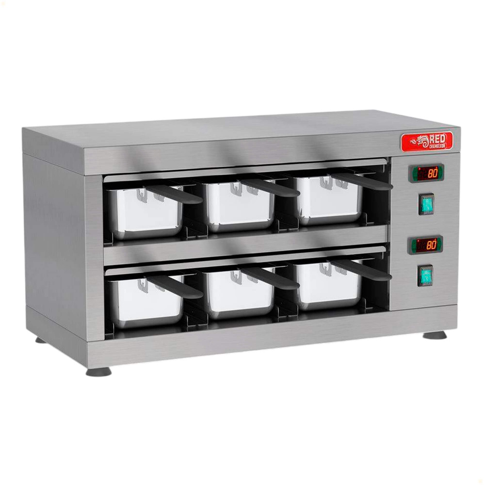 Conservador de Proteínas 6 Cubas Red Chameleon 220V Até 65°C COPROH6
