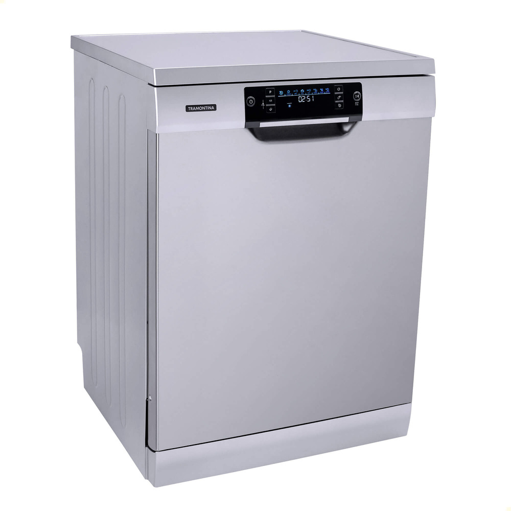 Lava-Louças Tramontina Inox 15 Serviços S15X 60 com 8 Programas e 6 Funções 220 V 94895220