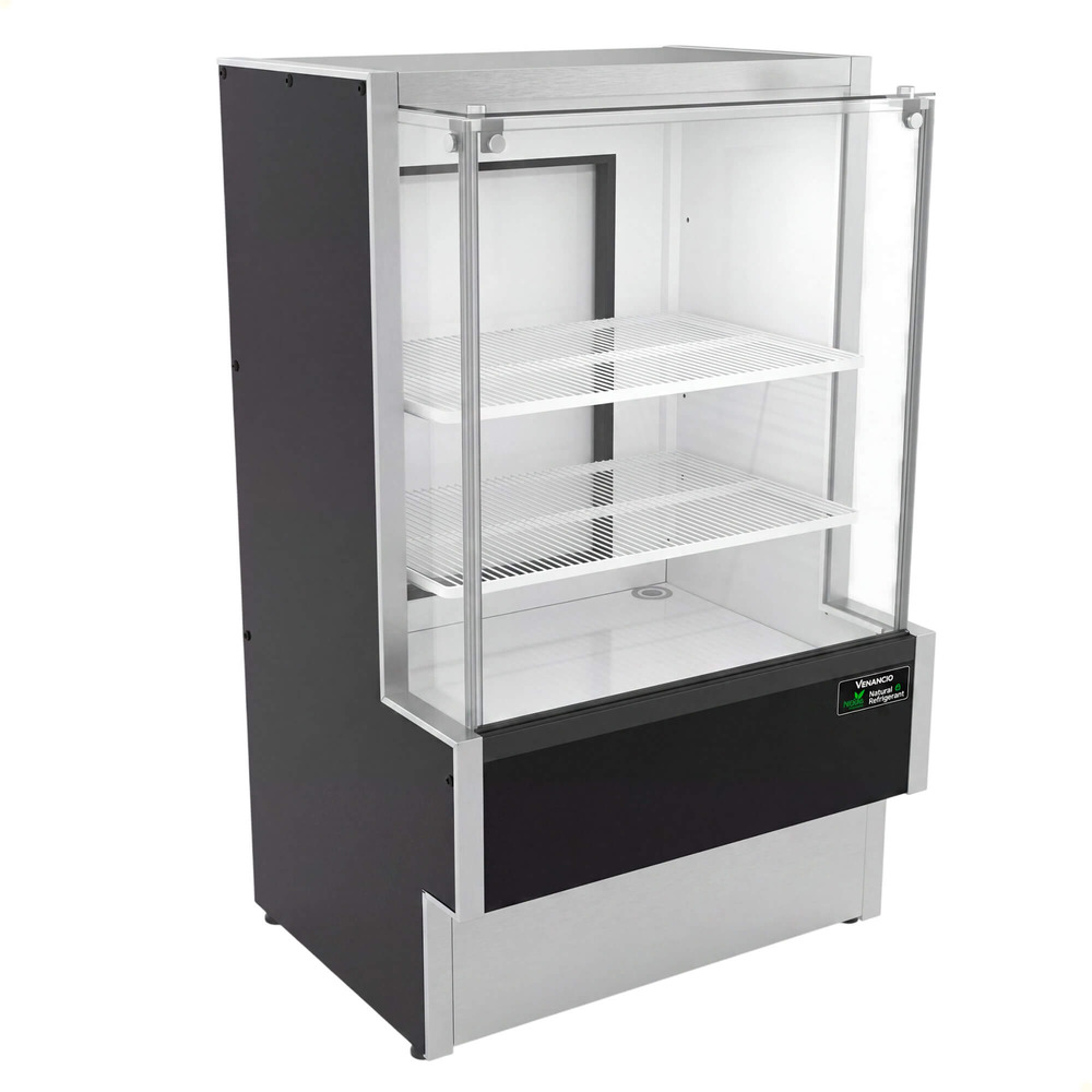 Balcão Vitrine Seca Venâncio Eco-Lite Standard 242L Vidro Temperado Inox 220V VBVEC7