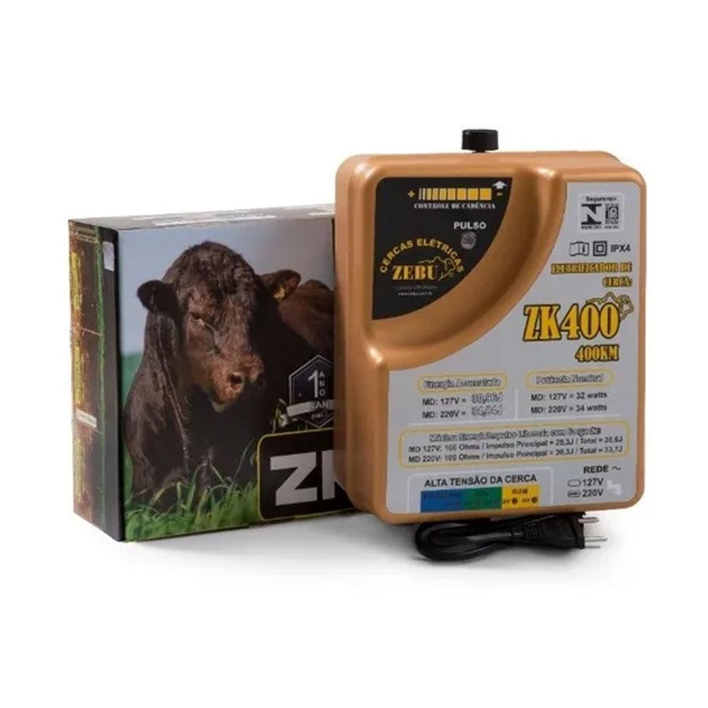 Eletrificador de Cerca Zebu ZK400 127V 35203