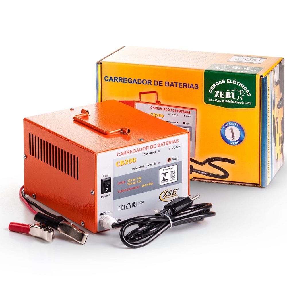 Carregador de Bateria Zebu CB200 20A 1982