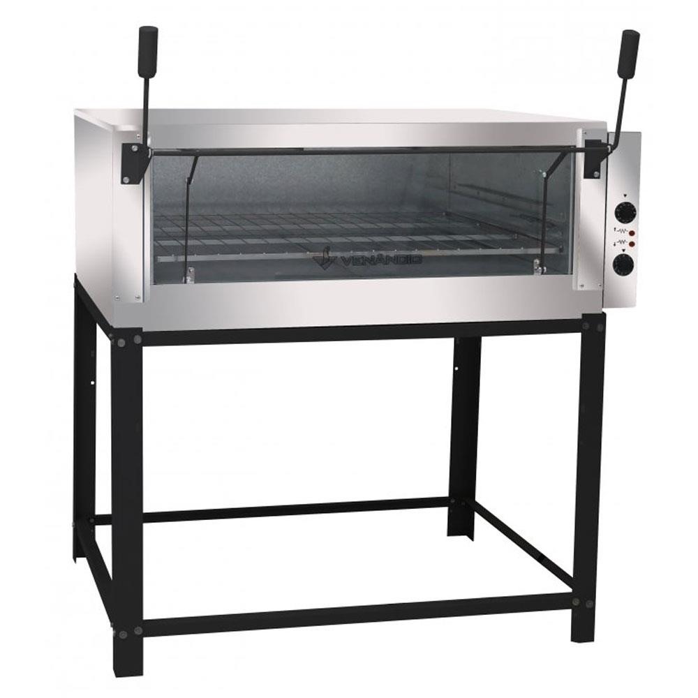 Forno Industrial Elétrico Venâncio Roma Aço Inox 110 cm com Pedra Refratária 220V FERI110