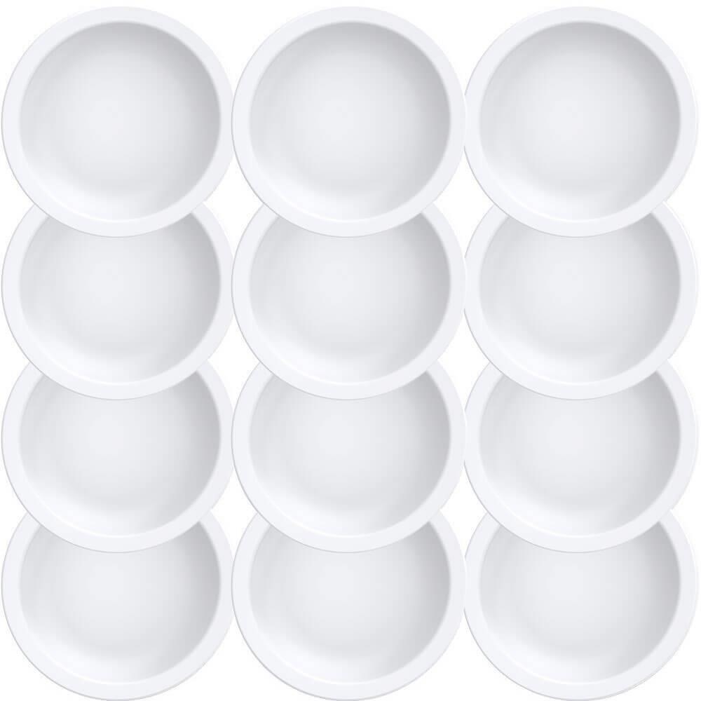 Kit 12 Pratos Para Pão Tramontina Paola Em Porcelana Branca 16cm 96600108