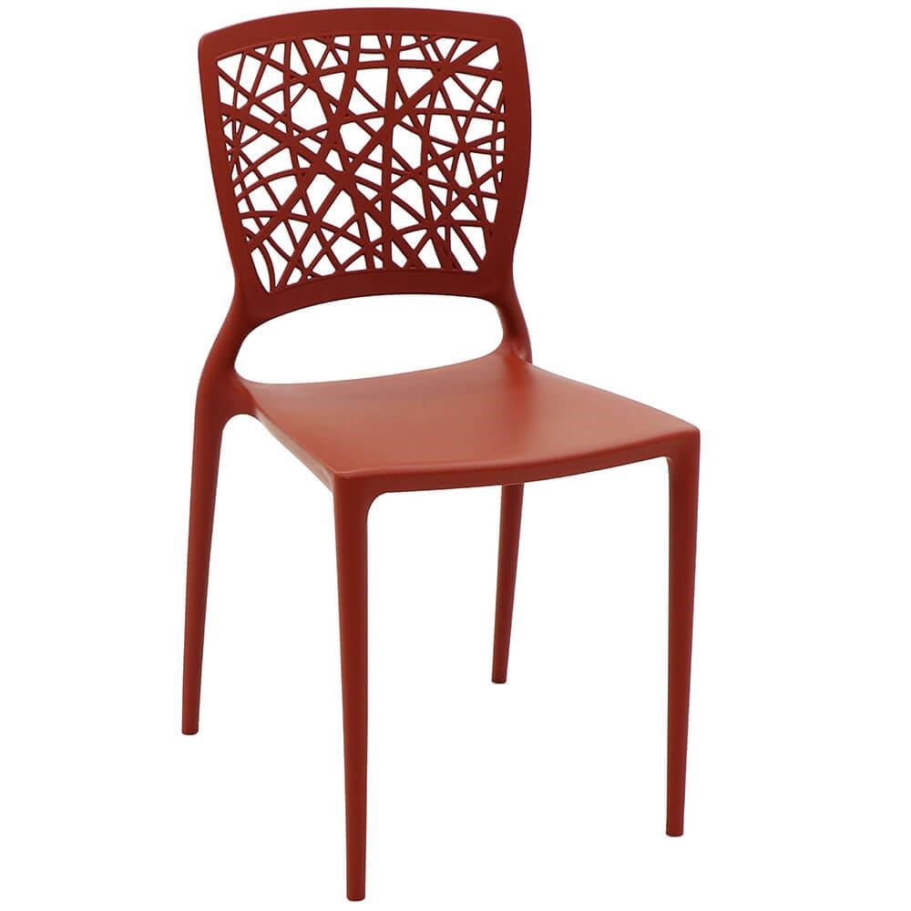 Cadeira Tramontina Joana em Polipropileno e Fibra de Vidro Terracota 92058242