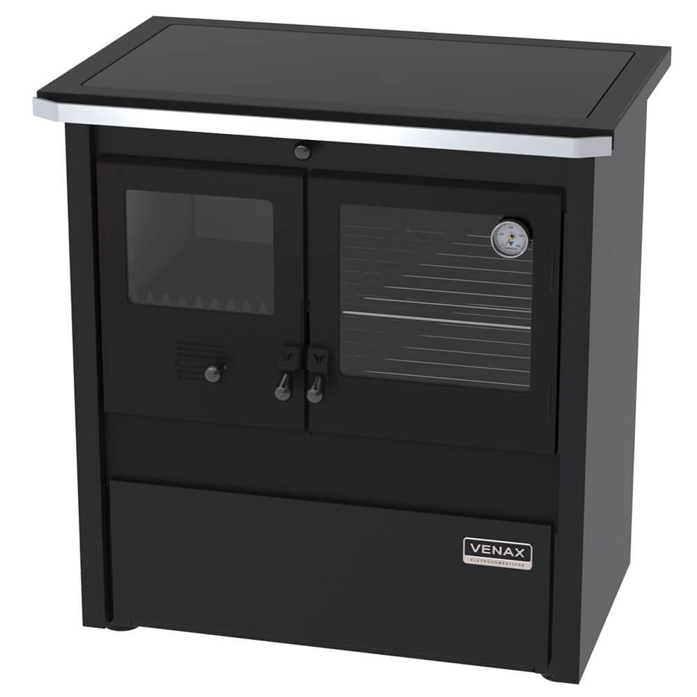 Fogão A Lenha Venax N.01 Gabinete Le Corbusier Dupla Combustão