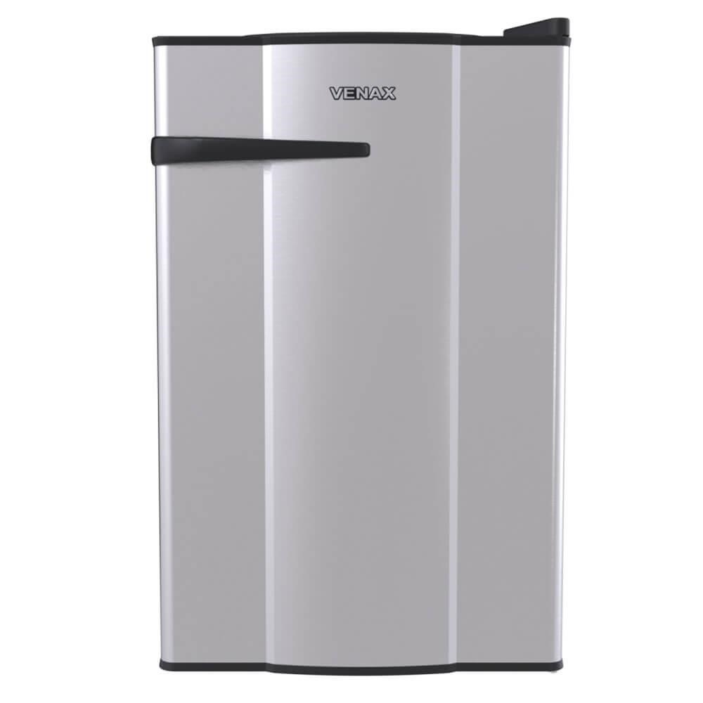Refrigerador Frigobar Venax Com 2 Prateleiras Fixas 82 L NGV 10 Inox 127V 7163